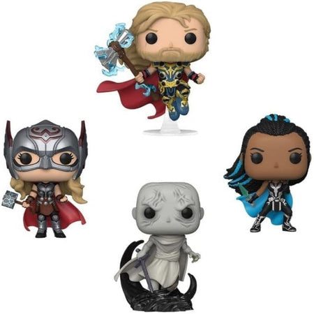 Funko Pop! Marvel: Thor Love & Thunder - 4 Pack - Bobble Head Toys & Games Funko