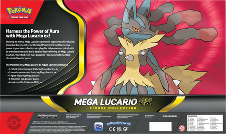 Pokemon TCG: Mega Lucario ex Figure Collection Card Game Pokemon