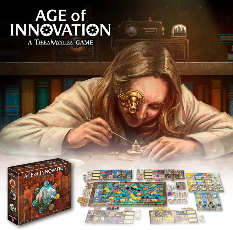 Age of Innovation [Board Game, 1 - 5 Players] Board Game Capstone Games