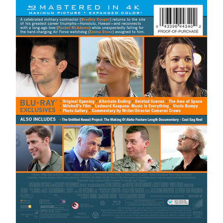 Aloha [Blu-Ray] DVDs & Blu-Rays Sony Pictures