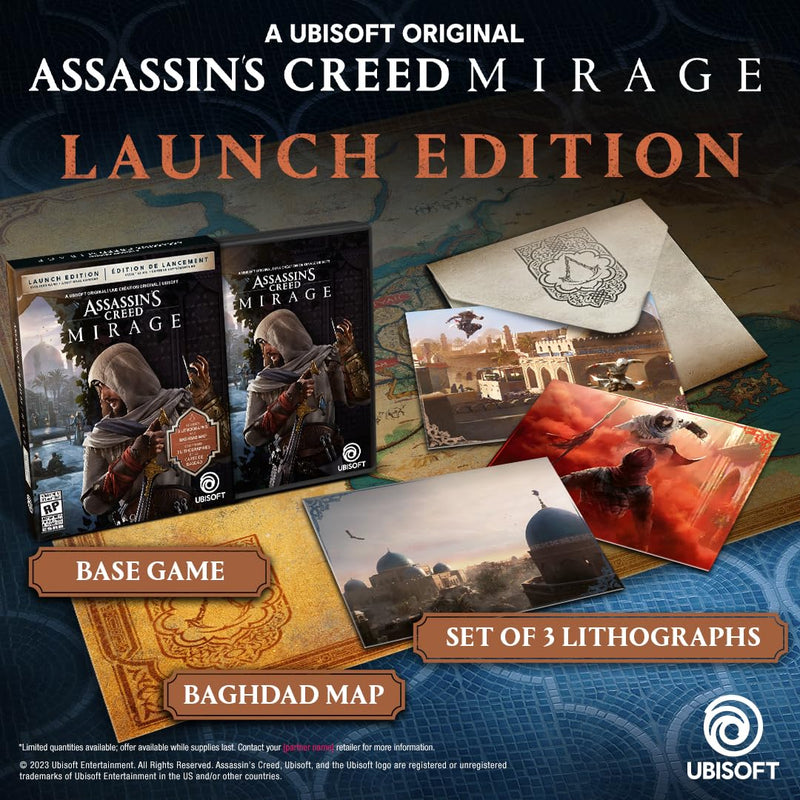 Assassin's Creed Mirage - Launch Edition [Xbox One / Xbox Series X] Xbox ONE / Xbox Series X Video Game Ubisoft