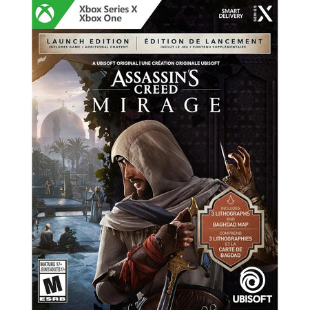 Assassin's Creed Mirage - Launch Edition [Xbox One / Xbox Series X] Xbox ONE / Xbox Series X Video Game Ubisoft