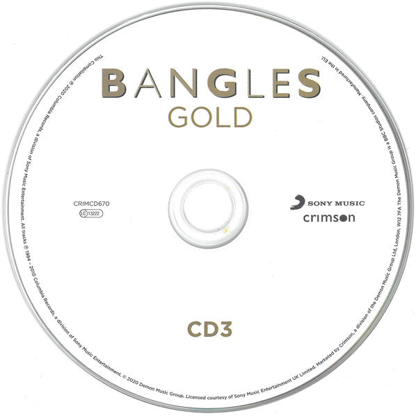 Bangles: Gold [Audio CD] Music (CD) Sony Music