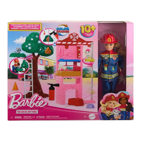 Barbie Careers: Firefighter Doll and Playset Toys & Games Mattel