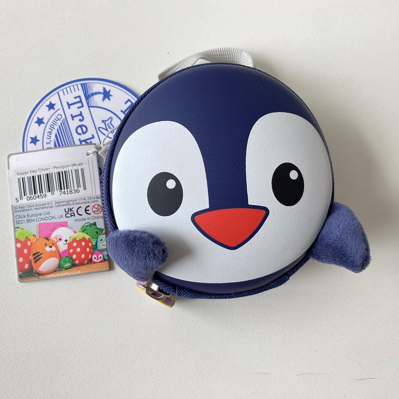 Boppi: Tiny Trekker Key Chain - Blue Penguin Clothing and Apparel Boppi