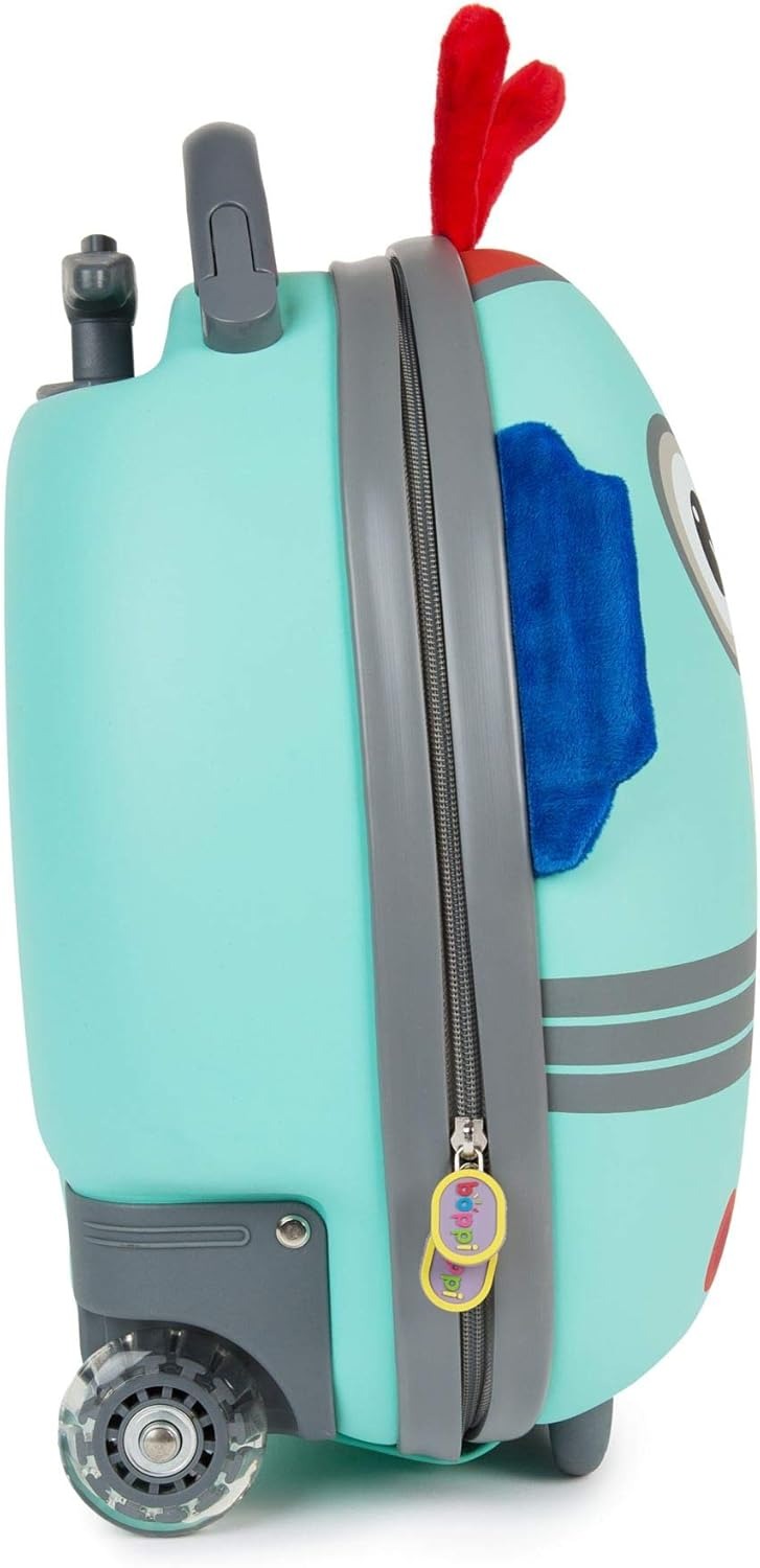Boppi: Tiny Trekker Rolling Luggage Case - Robot Clothing and Apparel Boppi