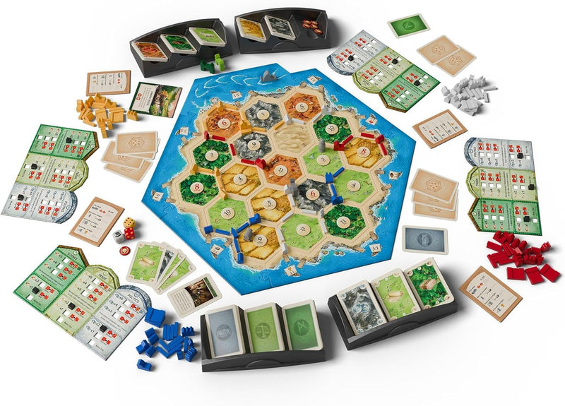 Catan: Cities and Knights Game Expansion - 6th Edition [Board Game, 3-4 Players] Board Game Catan Studios