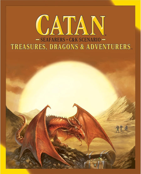 Catan: Treasures, Dragons and Adventurers Game Expansion [Board Game, 3-4 Players] Board Game Catan Studios