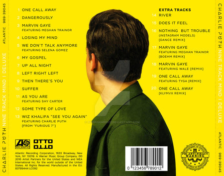 Charlie Puth - Nine Track Mind - Deluxe [Audio CD] Music (CD) Atlantic Records