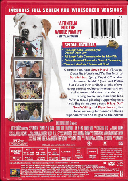 Cheaper by the Dozen - Bilingual [DVD] DVD Movie 20th Century Fox