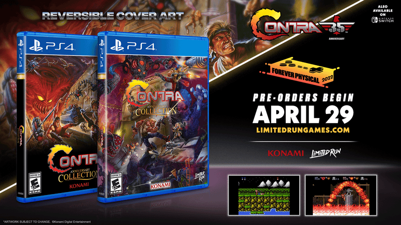 Contra: Anniversary Collection Hard Corps Edition - Limited Run Games #446 [PlayStation 4] PlayStation 4 Video Game Limited Run Games