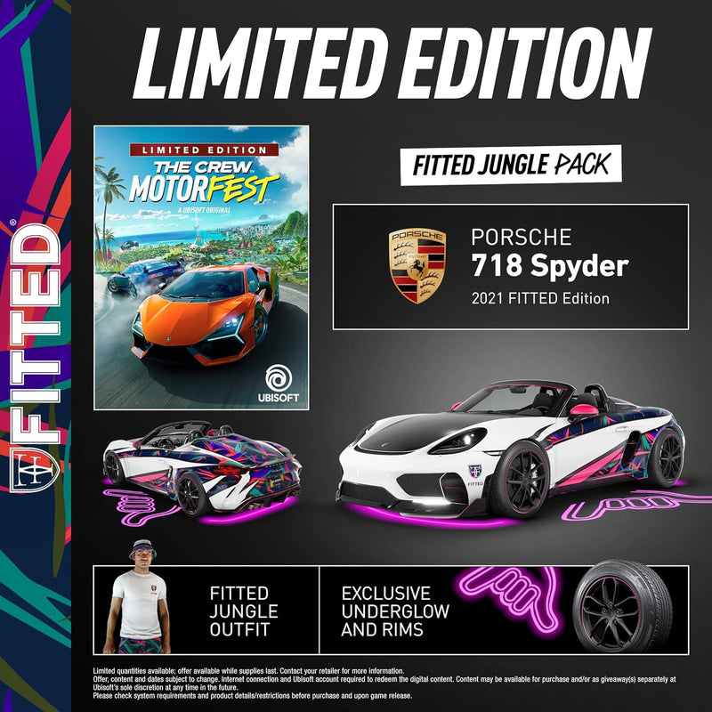Crew Motorfest: Cross Gen Bundle - Limited Edition [Xbox One / Xbox Series X] Xbox ONE / Xbox Series X Video Game Ubisoft