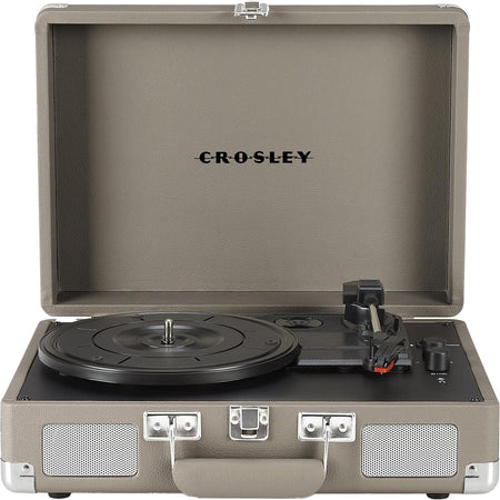 Crosley: Cruiser Plus Turntable - Taupe - CR8005F-TE [Electronics] Electronics Crosley