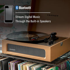 Crosley: Voyager Turntable (CR8017B-TA) (Tan) Electronics Crosley Brands