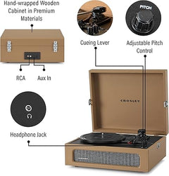 Crosley: Voyager Turntable (CR8017B-TA) (Tan) Electronics Crosley Brands