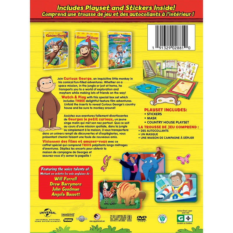 Curious George 3 Movie Set [DVD] DVD Box Set / Series Universal Pictures
