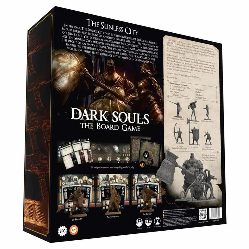 Dark Souls: The Board Game - The Sunless City Core Set [Board Game, 1 - 3 Players] Board Game Steamforged Games