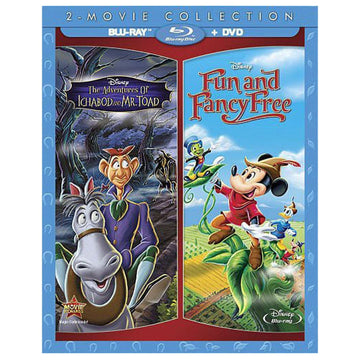 Disney 2-Movie Collection The Adventure of Ichabod Mr. Toad/Fun Fancy Blu-Ray Collector Shopville