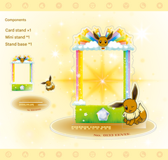 Pokemon TCG: Pokemon Center Eeveelution Prismatic Evolutions Acrylic Stand Set - Complete Set of 9 Card Game Accessories Pokemon