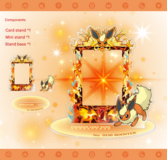 Pokemon TCG: Pokemon Center Eeveelution Prismatic Evolutions Acrylic Stand Set - Complete Set of 9 Card Game Accessories Pokemon