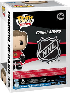 Funko Pop! NHL Hockey: #96 Blackhawks Connor Bedard - Vinyl Figure [Toys] Toys & Games Funko