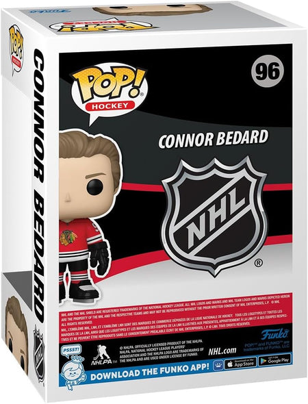 Funko Pop! NHL Hockey: #96 Blackhawks Connor Bedard - Vinyl Figure [Toys] Toys & Games Funko