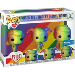 Funko Pop! Pride: Poison Ivy, Harley Quinn, Robin - Walmart Exclusive Toys & Games Funko