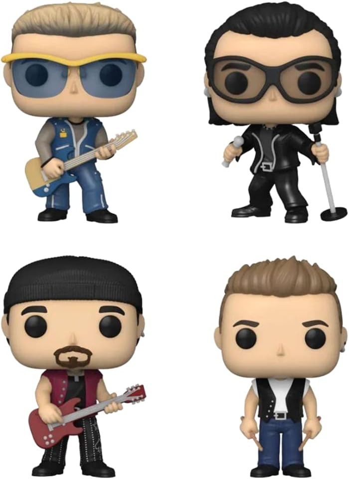 Funko Pop! Rocks: U2 - Zoo TV - 4 pack Toys & Games Funko