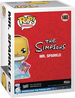 Funko Pop! Television: The Simpsons Mr. Sparkle Previews Exclusive Figure #1465 Toys & Games Funko