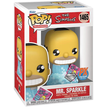 Funko Pop! Television: The Simpsons Mr. Sparkle Previews Exclusive Figure #1465 Toys & Games Funko
