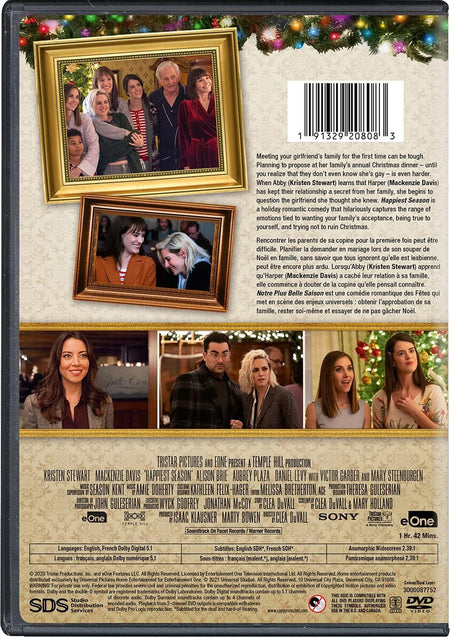 Happiest Season [DVD] DVD Movie TRISTARS