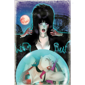 Harley Quinn X Elvira: #1 [Ben Caldwell CVR N Virgin - 1:10] 2025 Comics Dynamite Entertainment