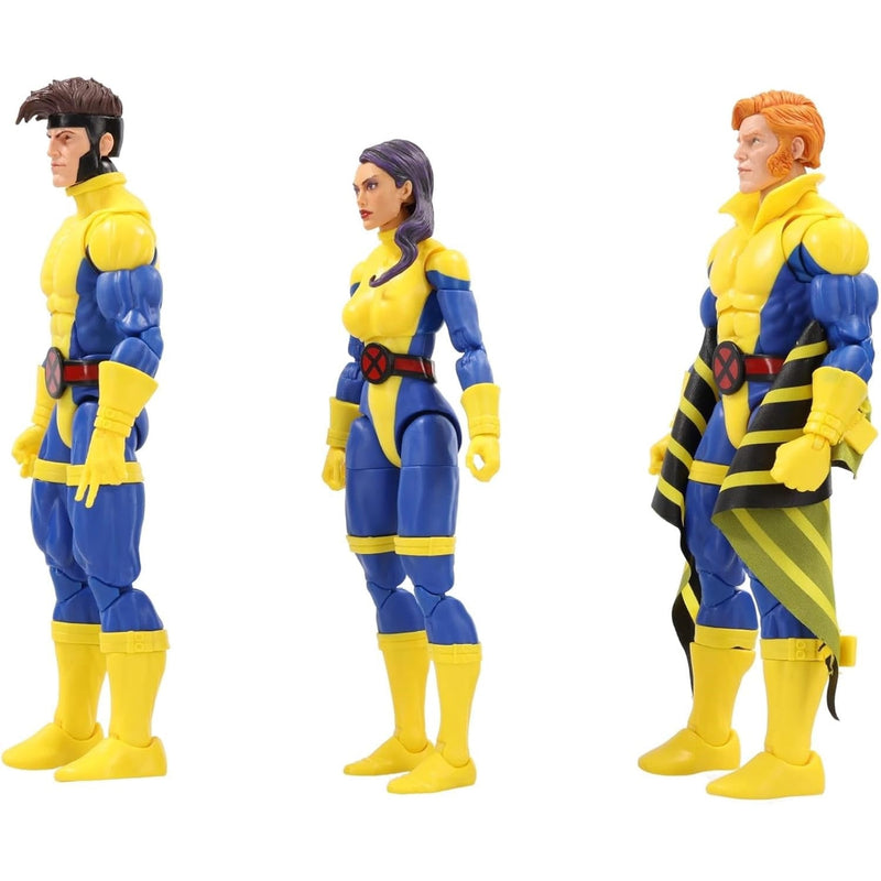 Marvel Legends Series: Gambit / Banshee / Psylocke 60th Anniversary Collection Toys & Games Hasbro