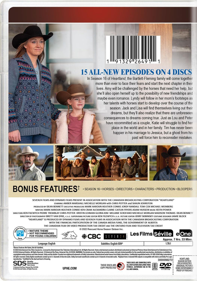 Heartland Season 16 [DVD] DVD Box Set / Series Lionsgate