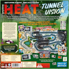 Heat - Pedal to the Metal: Tunnel Vision [Board Game, 2-6 Players] Board Game Days of Wonder