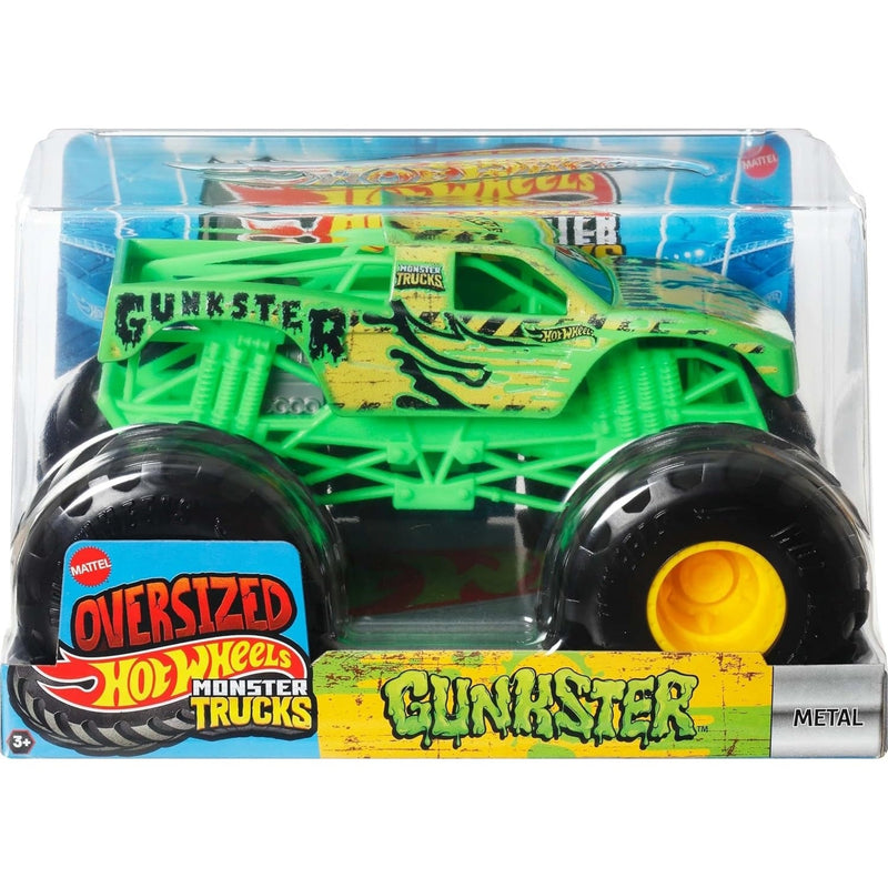 Hot Wheels: Oversized Monster Trucks Gunkster Toys & Games Mattel
