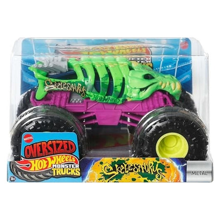 Hot Wheels: Oversized Monster Trucks - Skelesaurus Toys & Games Mattel