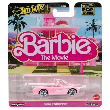 Hot Wheels Premium: Pop Culture - Barbie Movie 1956 Corvette Toys & Games Mattel
