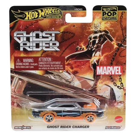 Hot Wheels Premium: Pop Culture - Ghost Rider Charger Toys & Games Mattel