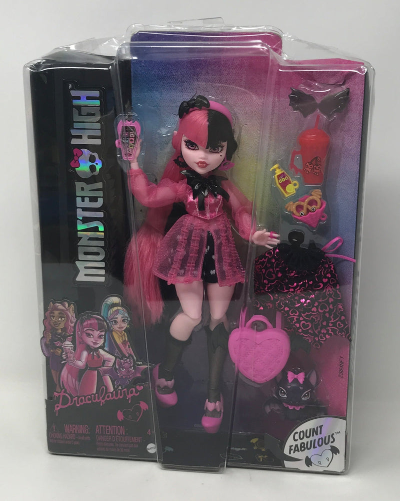 Monster High: Draculaura (HHK51) - Ages 4+ [USED - DAMAGED BOX] Toys & Hobbies Mattel