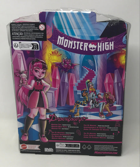Monster High: Draculaura (HHK51) - Ages 4+ [USED - DAMAGED BOX] Toys & Hobbies Mattel