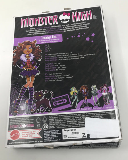 Monster High: Clawdeen Wolf Boo-riginal Creeproduction [USED - DAMAGED BOX] Toys & Hobbies Mattel