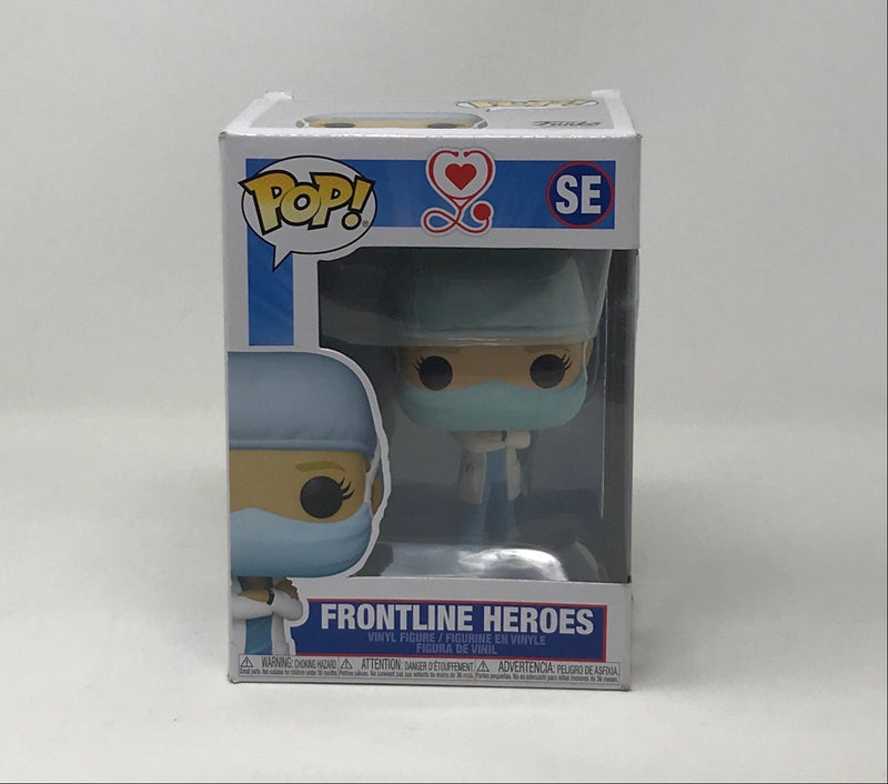 Funko Pop! Heroes: Front Line Worker - Female Hospital Worker #1 [USED - DAMAGED BOX] Toys & Hobbies Funko