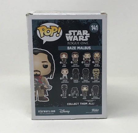 Funko Pop! Star Wars Rogue One: Baze Malbus #141 [USED - DAMAGED BOX] Toys & Hobbies Funko