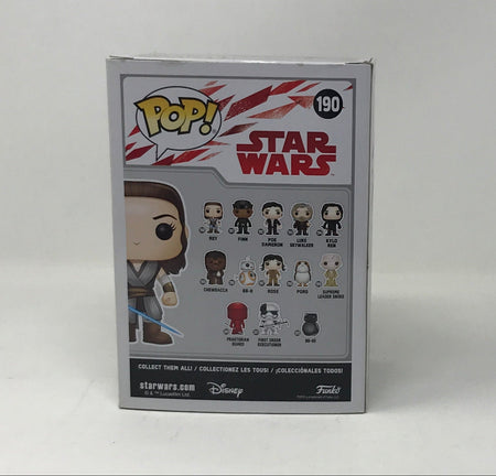 Funko POP! Star Wars: The Last Jedi - Rey #190 [USED - DAMAGED BOX] Toys & Hobbies Funko