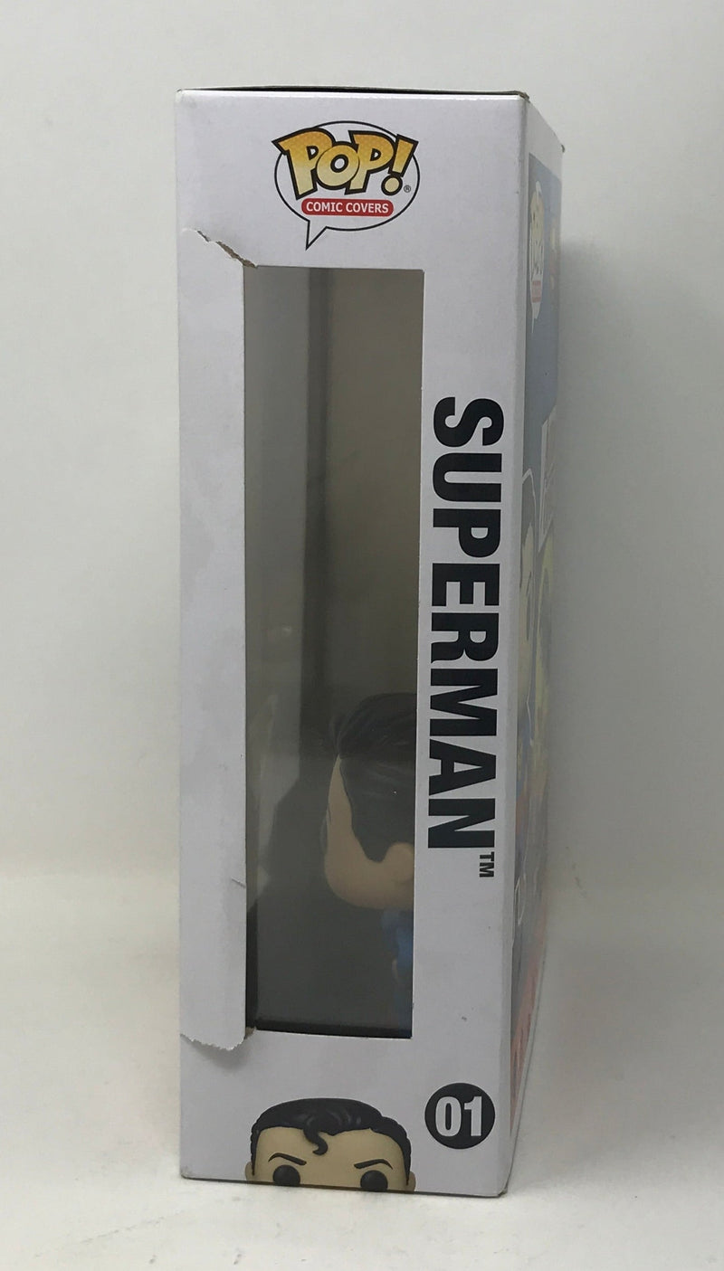 Funko Pop! Comic Cover: DC Superman Action Comic #01 [USED - DAMAGED BOX] Collectible Funko