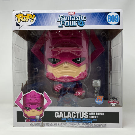 Pop! Jumbo Marvel Galactus w/ Silver Surfer - 10" Bobble head[USED - COMPLETE] Collectible Funko