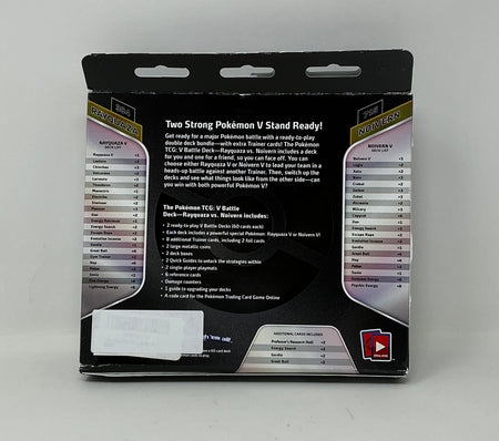 Pokémon: V Battle Deck - Rayquaza vs. Noivern [COMPLETE] Card Game Pokemon