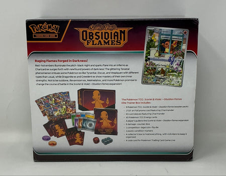Pokémon TCG: Scarlet & Violet - Obsidian Flames Elite Trainer Box [COMPLETE] Card Game Pokemon