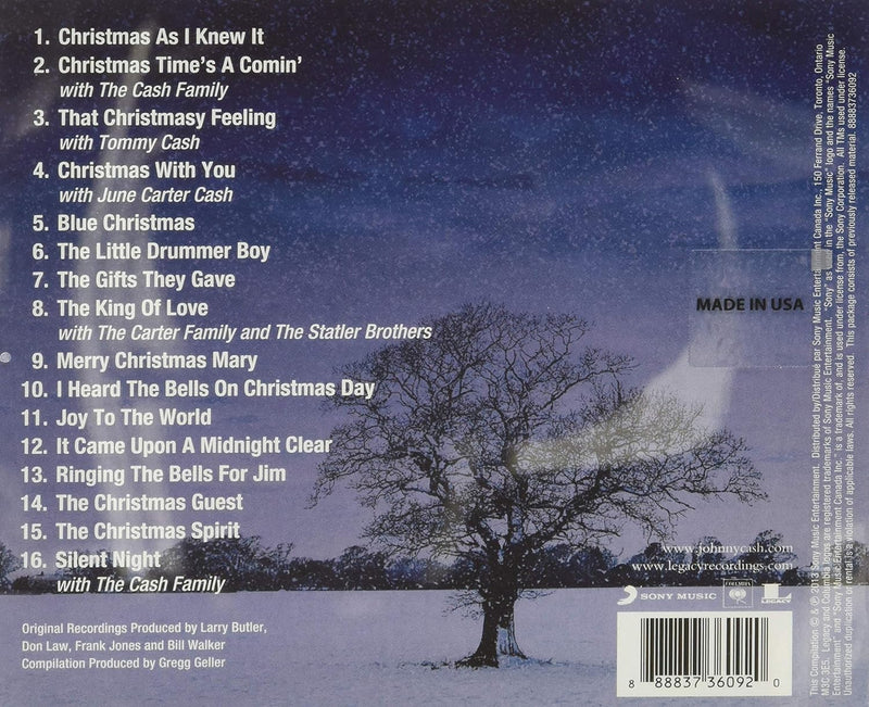 Johnny Cash: The Classic Christmas Album [Audio CD] Music (CD) Legacy